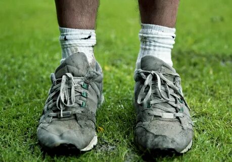 Worn out shoes
