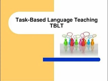 Task based approach