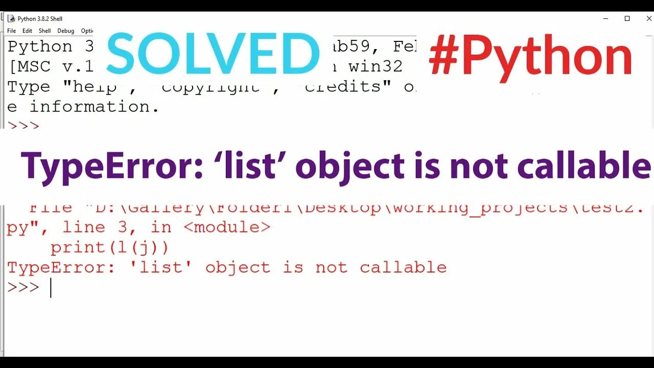 Object of type nonetype has no len. Object is not callable. &#039;int&#039; object is not callable. &#039;list&#039; object is not callable. typeerror: &#039;str&#039; object is not callable.