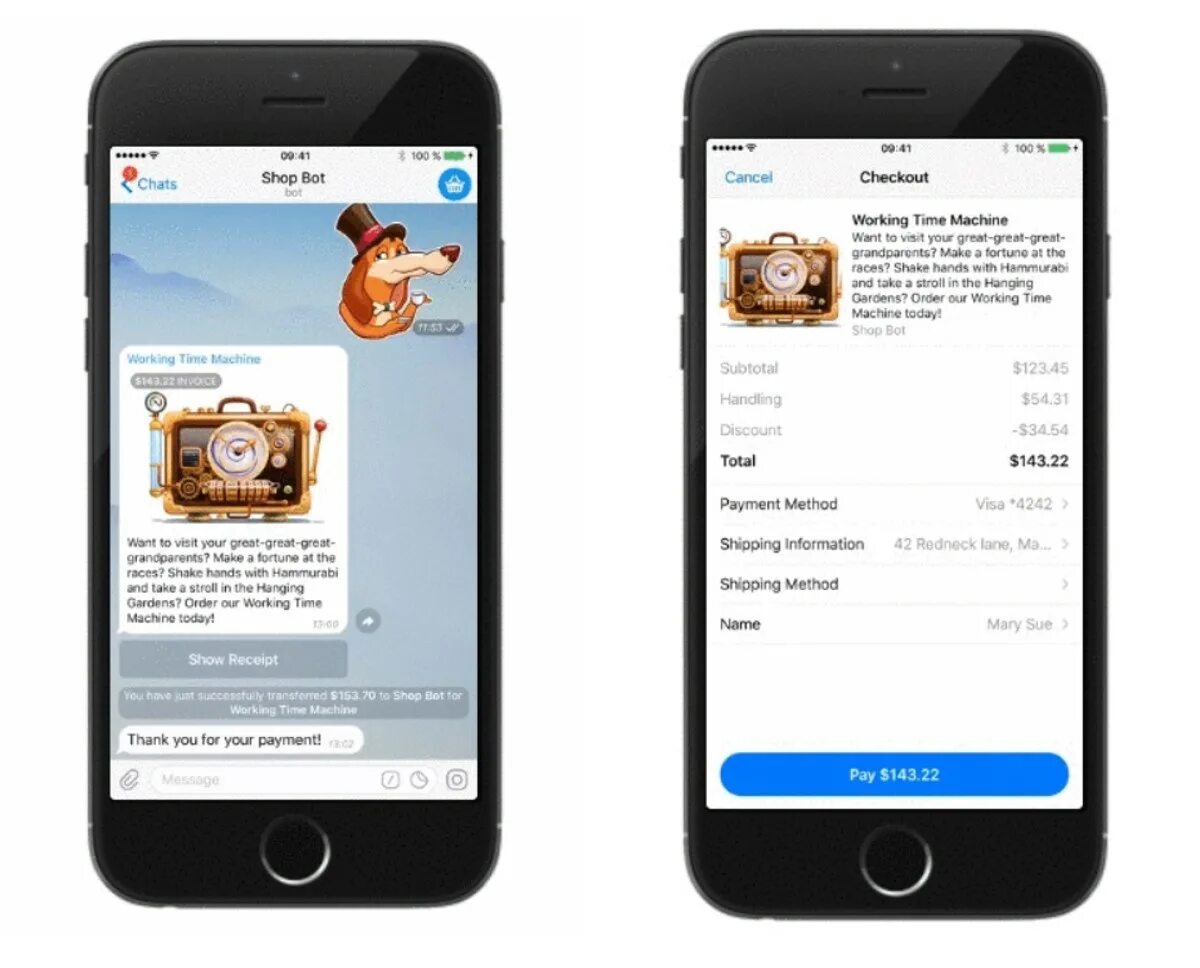 Мессенджер telegram боты