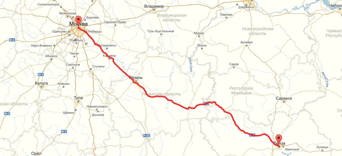Сколько едет м5. Москва Пенза маршрут. Трасса Пенза Москва на карте. Москва Пенза карта автодороги. Москва Пенза карта маршрута.