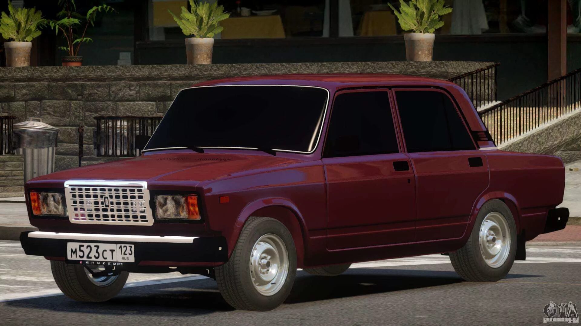 Гта на семерке. ВАЗ 2107. VAZ 2107 V1.1. ВАЗ 2107 GTA 4. Четверка ВАЗ 2107.