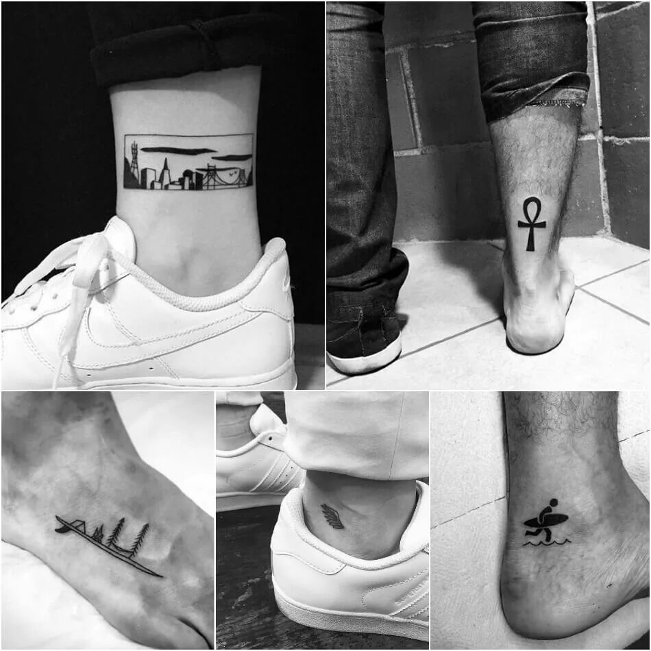 Тату поступи. Татуировки мужские маленькие. Маленькие Татуировки мурськи. Небольшие тату для мужчин. Маленькие Татуировки на ноге.