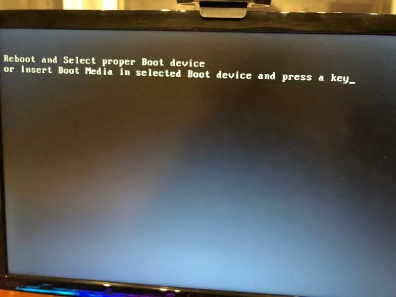 Ошибка Reboot and select proper Boot device. Компьютер Reboot and select proper Boot device. Reboot and select proper Boot device and Press a Key. Reboot and select proper Boot device or Insert Boot Media. Ошибка boot and select proper boot device