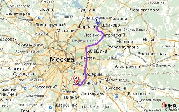 Где находится город щелково