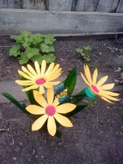 Цветы своими руками для улицы