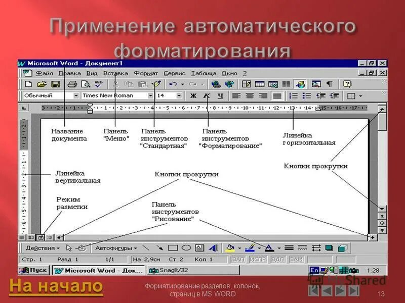 Кнопки форматирования текста. Кнопки форматирования текста