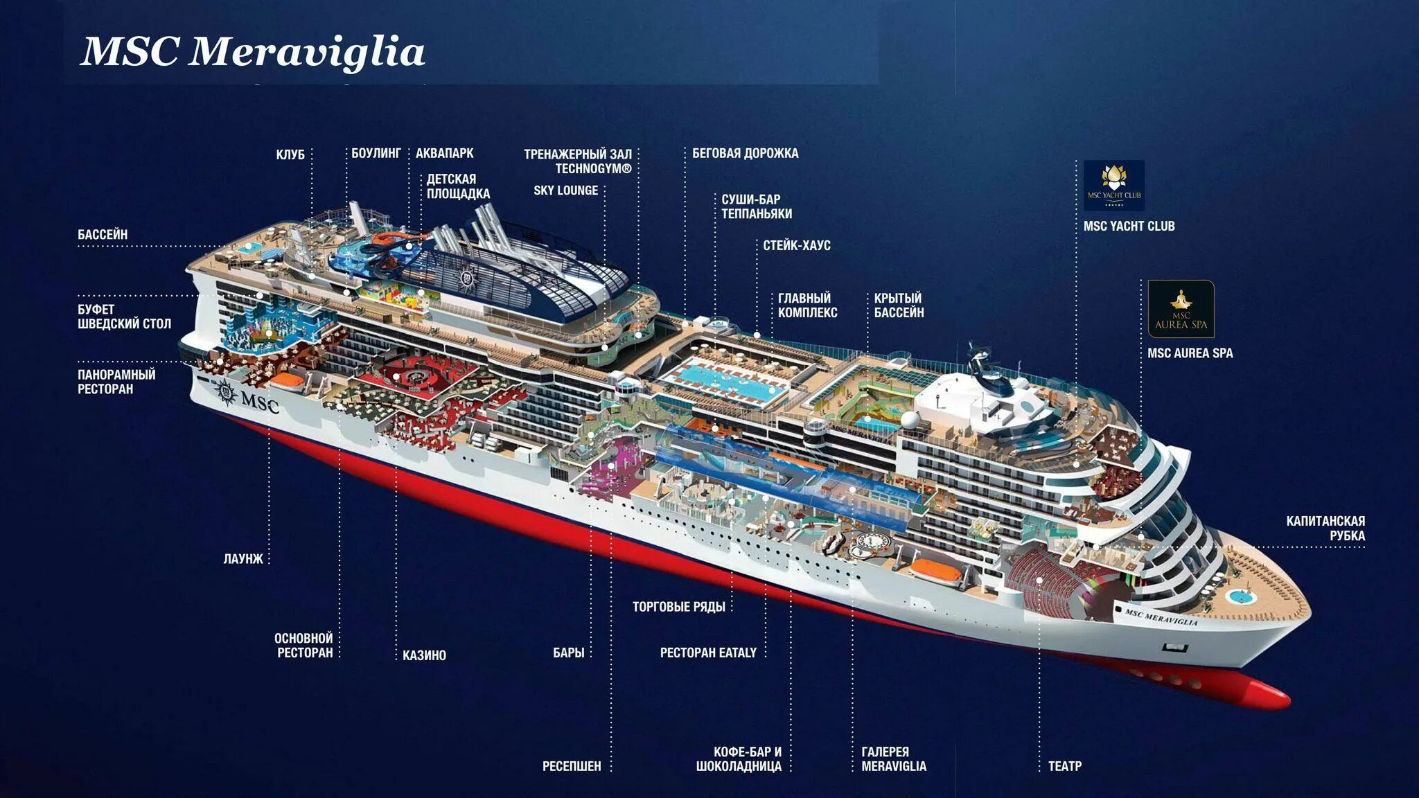 Карта msc. Лайнер msc meraviglia. msc meraviglia круизный лайнер. схема лайнера msc meraviglia. msc virtuosa круизный лайнер схема.