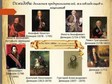 Демидовы династия на урале история