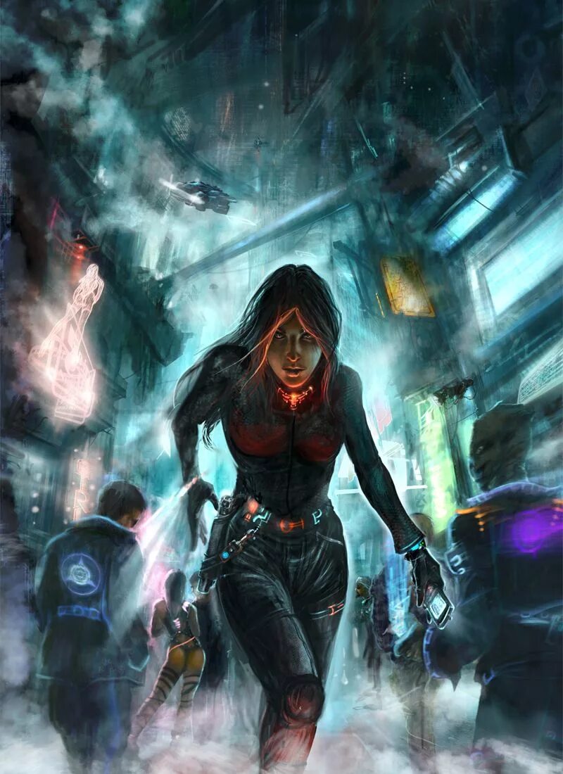 Киберпанк работает. Cyberpunk 2077 shadowrun. мария-луиза shadowrun. киберпанк псионика девушка. shadowrun воительницы.