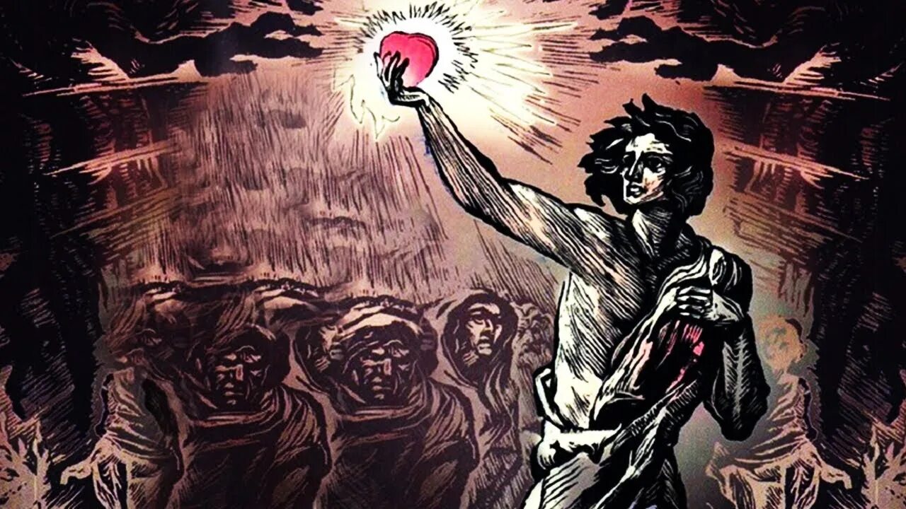 Отрывок о данко легенда старуха изергиль. Данко изергиль легенда. Данко изергиль. Иллюстрация к произведению данко максим горький. Максим горький горящее сердце данко.