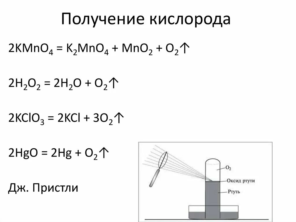 Возможные способы получения кислорода. Получение кислорода. формулы получения кислорода. реакции получения кислорода. способы получения кислорода.