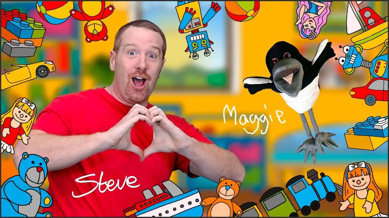 Steve and Maggie Toys. Стив и Мэгги на английском.