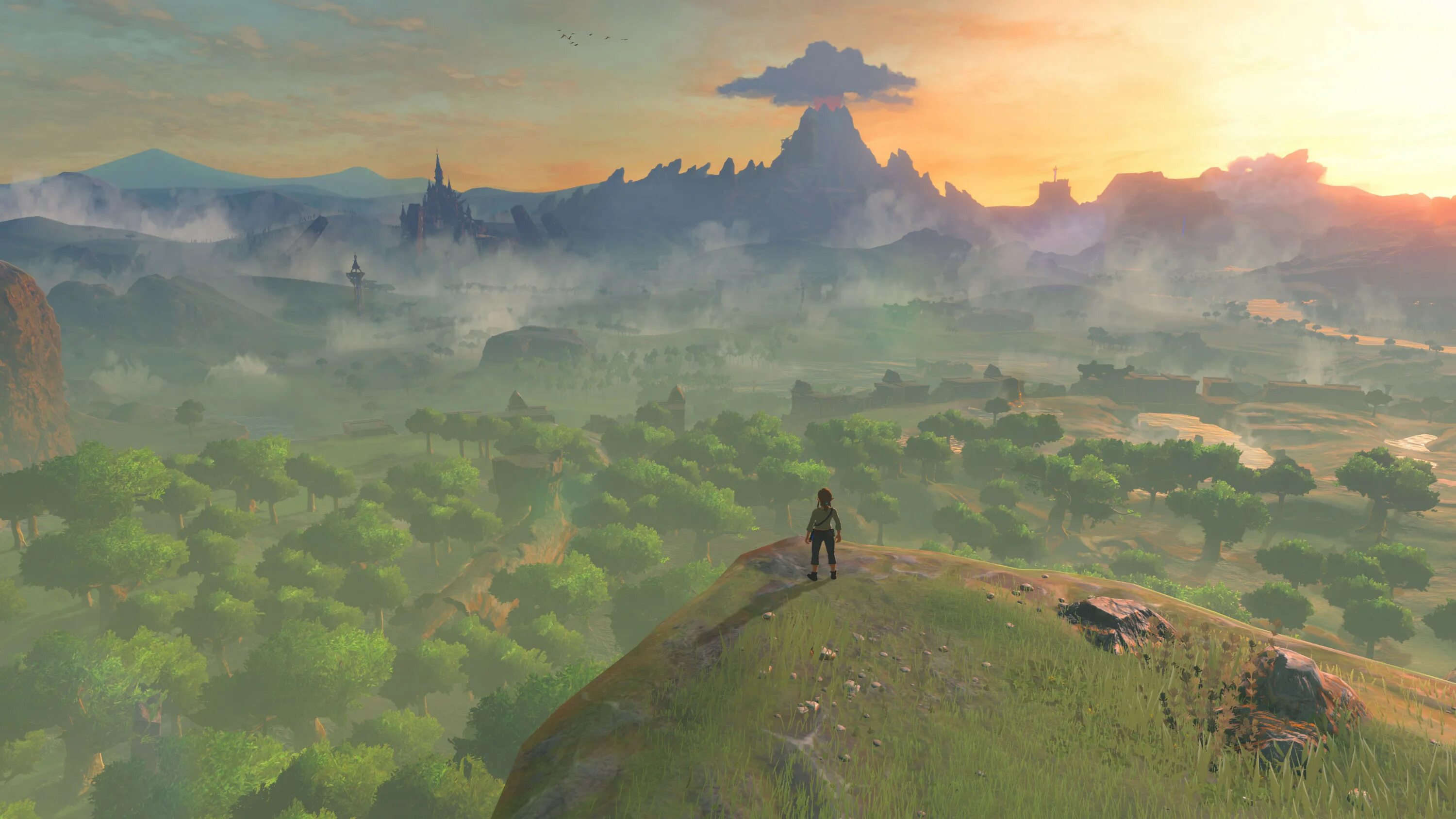 Legend of zelda 4. The Legend of Zelda: Breath of the Wild. Зельда Breath of the Wild. Великое плато Зельда. The Legend of Zelda Breath of the Wild обои.
