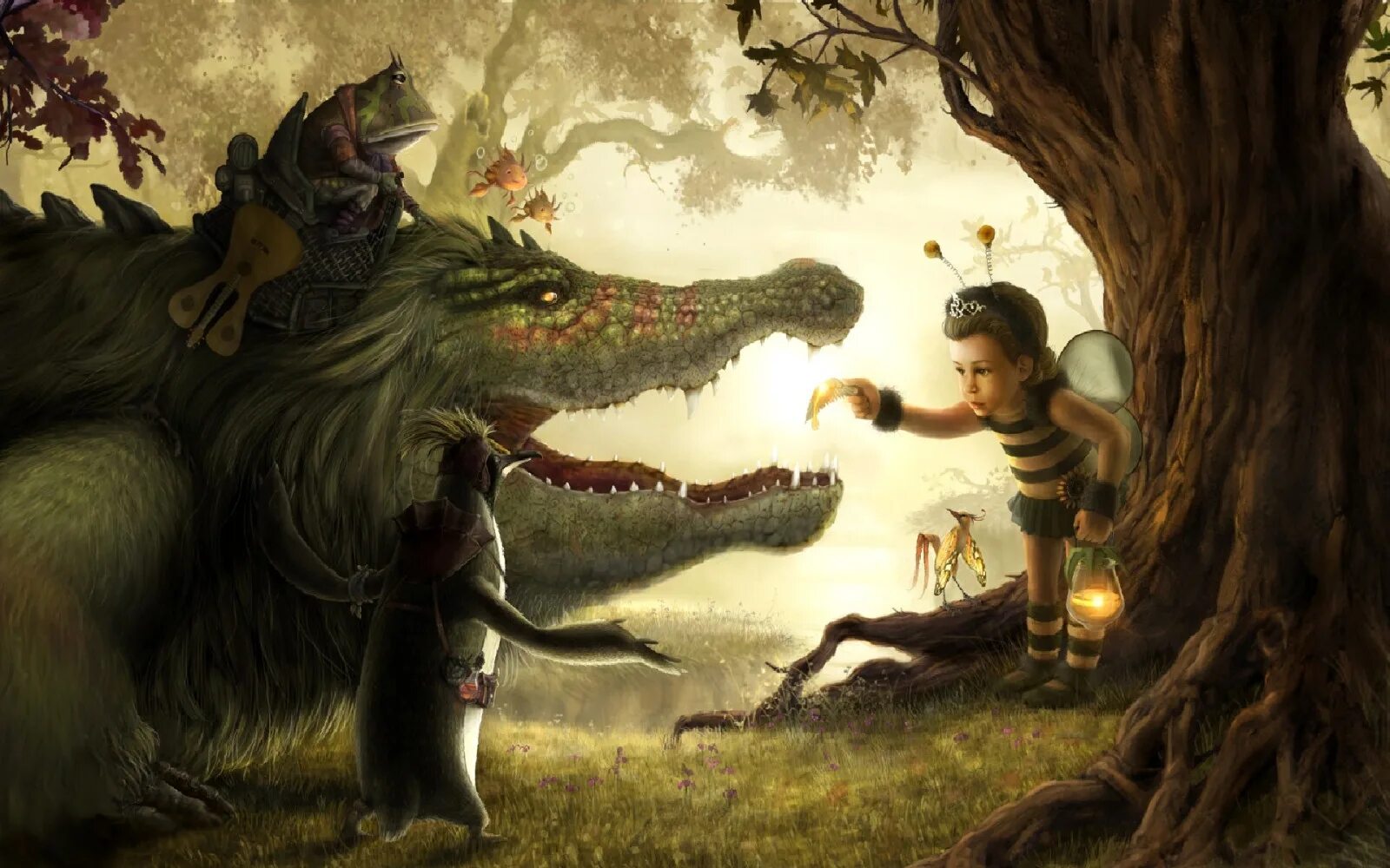 добрые существа. Brian froud. милые существа.