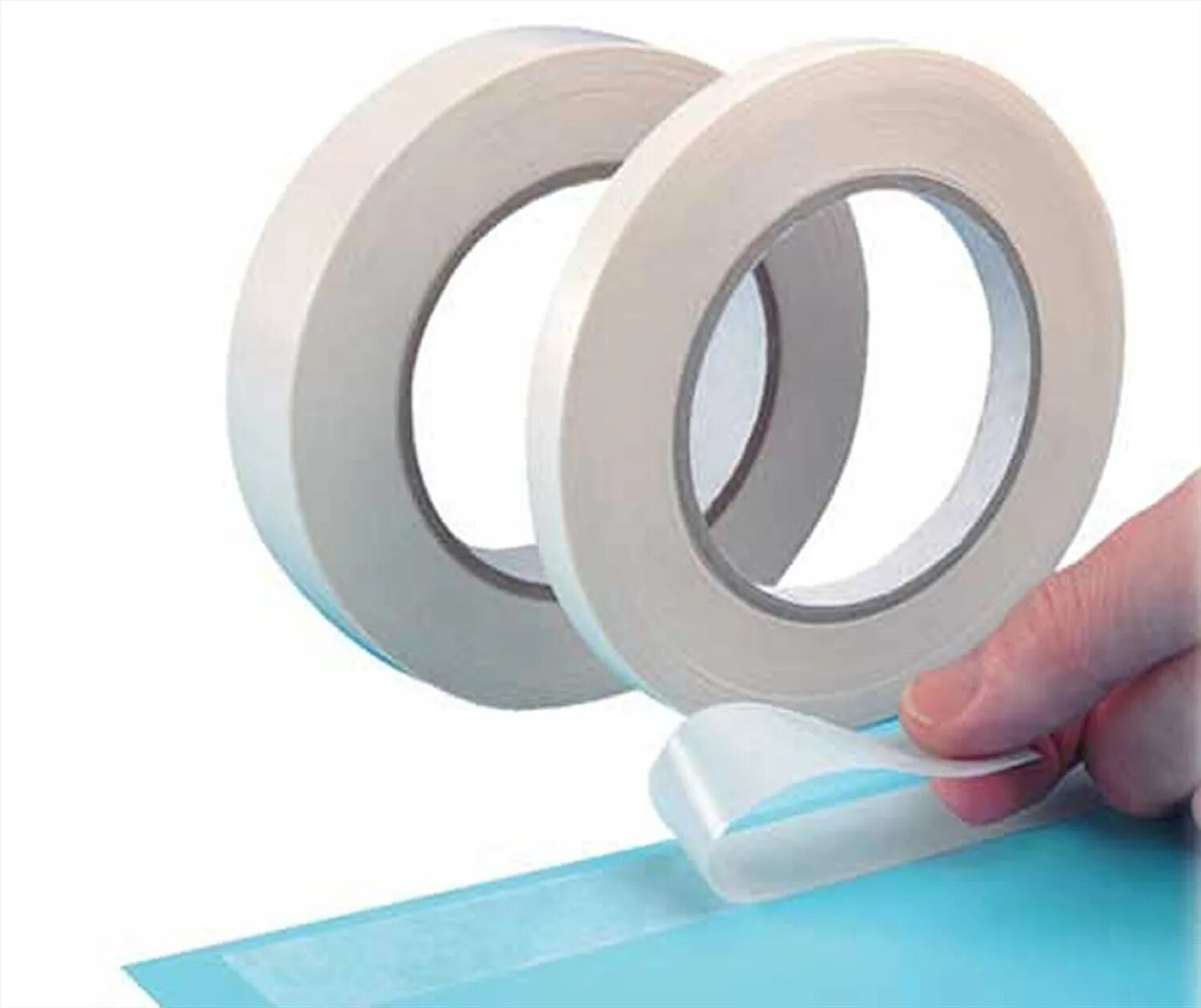 Нулевая основа. Скотч двухсторонний бумажный 9мм Lisheng. Клейкая лента двусторонняя/ Double-Sided Adhesive Tape. Двусторонний скотч теса 0.2 мм. Лента клейкая двусторонняя белая (10 мм х 5м).