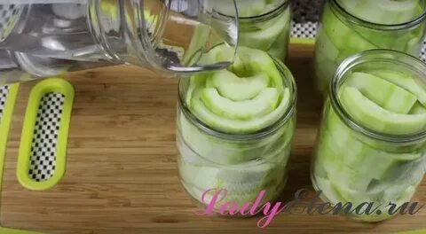 Кабачки на зиму с лимонной кислотой