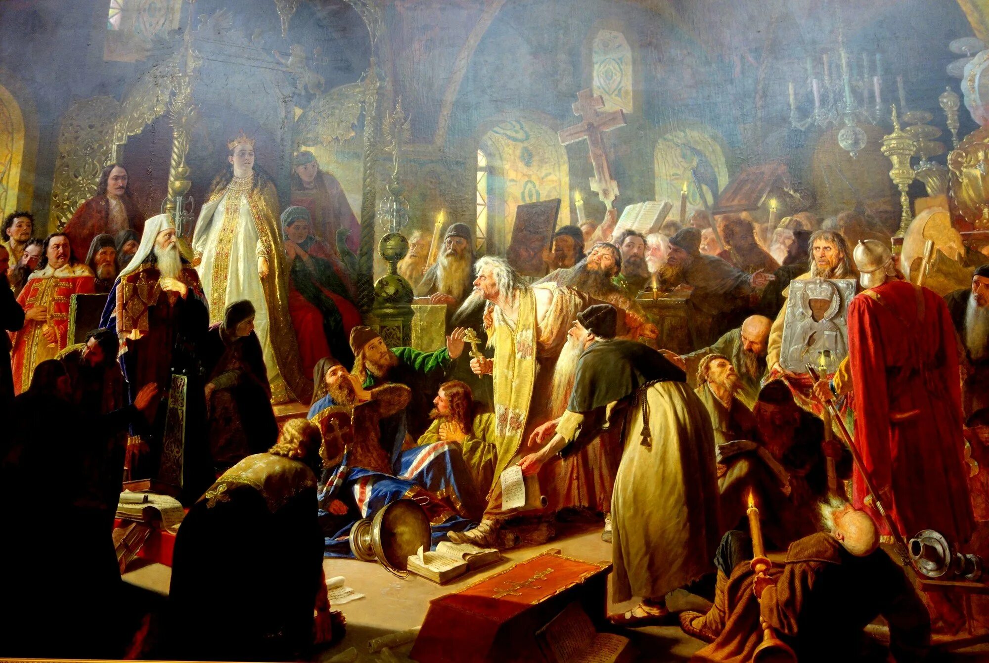 Перов спор о вере. Перов спор о вере. Картина диспут о вере 17 век. Перов спор о вере. Спор о вере картина.