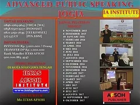 Speaking advanced