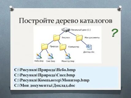 Файлы и каталоги