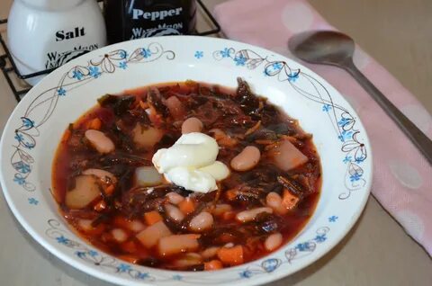 Постные щи с фасолью и грибами рецепт