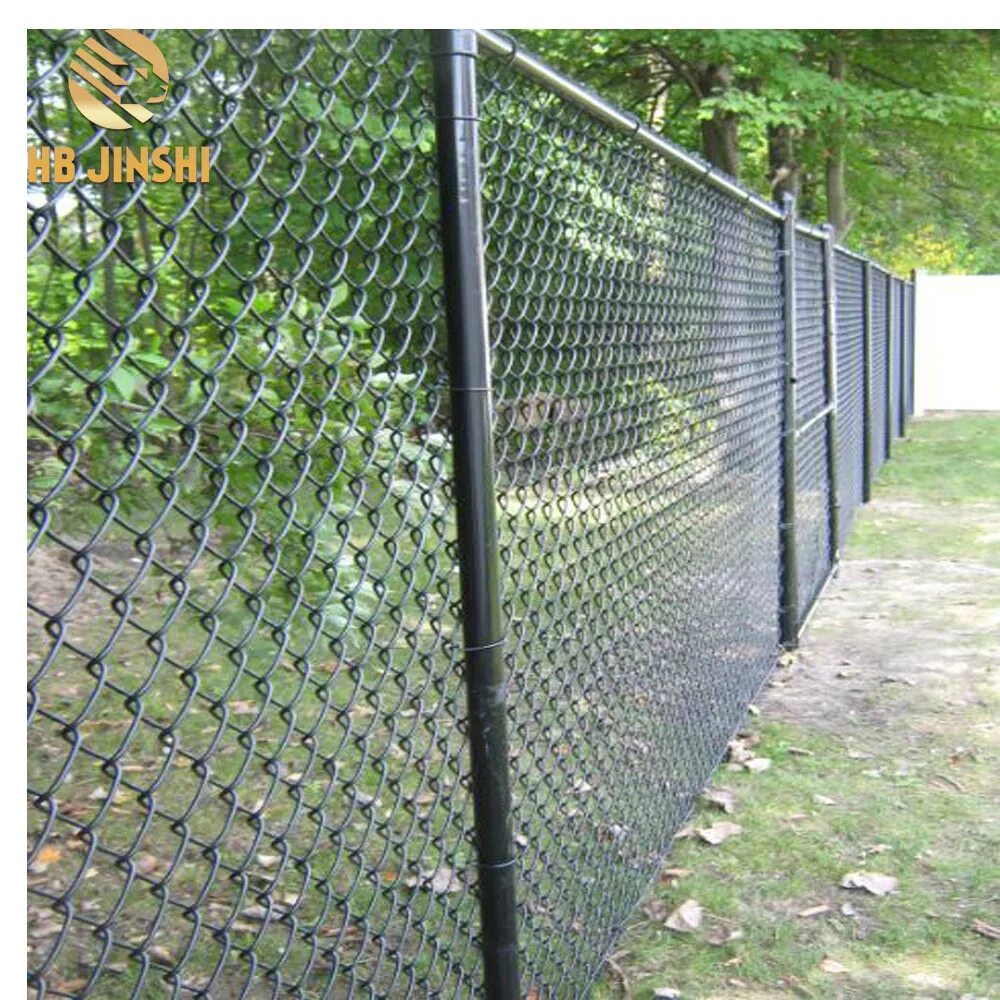 Chain Link Fence with Cedar Wood Trim Black chain link fence, Fence design, Chai