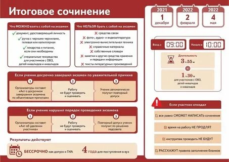 Сочинение допуск к егэ 2024 фипи