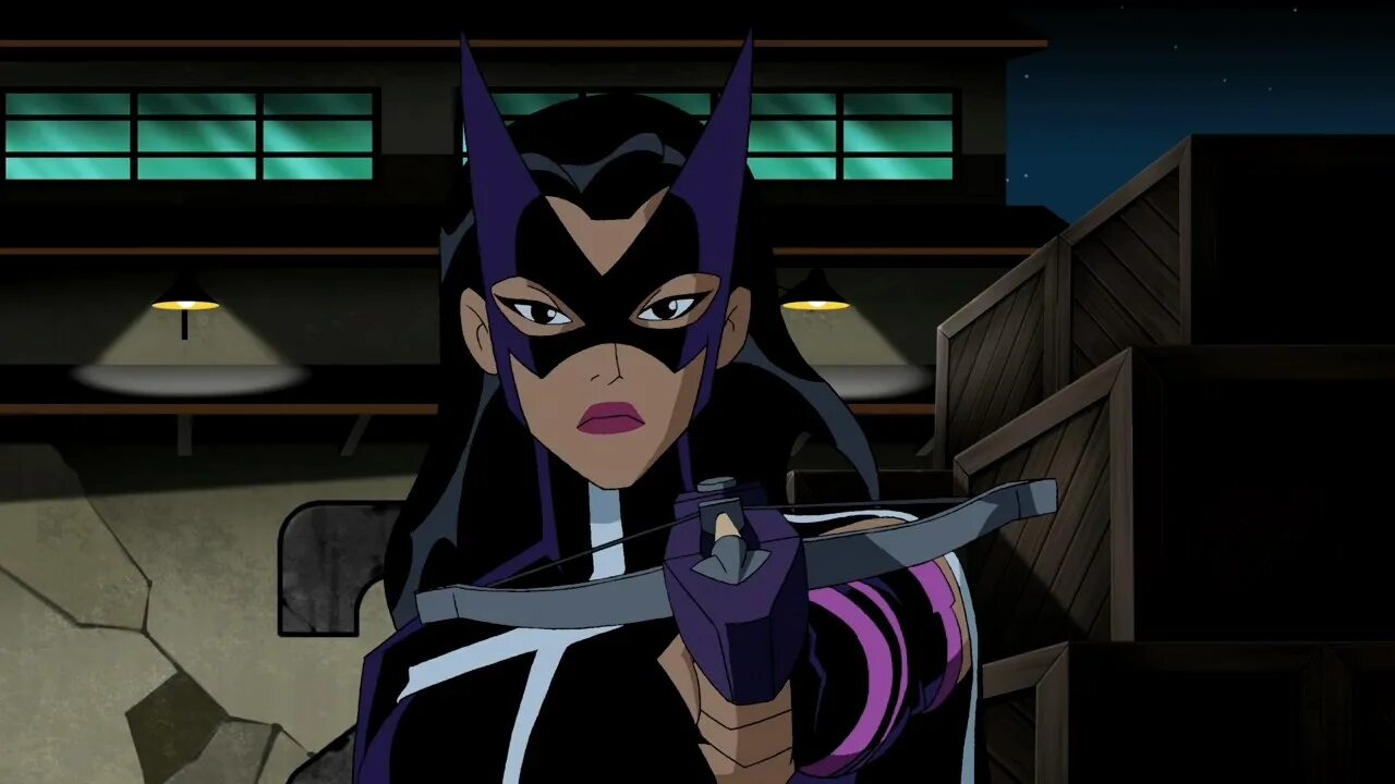 Justice unlimited. Охотница Хелена Бертинелли. Huntress Justice League Unlimited. Бертинелли лига справедливости.