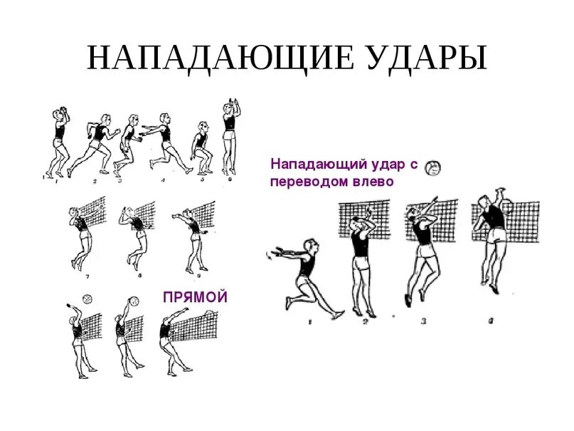 Ошибки приема в волейболе. Нападающий удар. техники нападающего удара в волейболе. нападающий удар с переводом влево. прямой нападающий удар в волейболе.