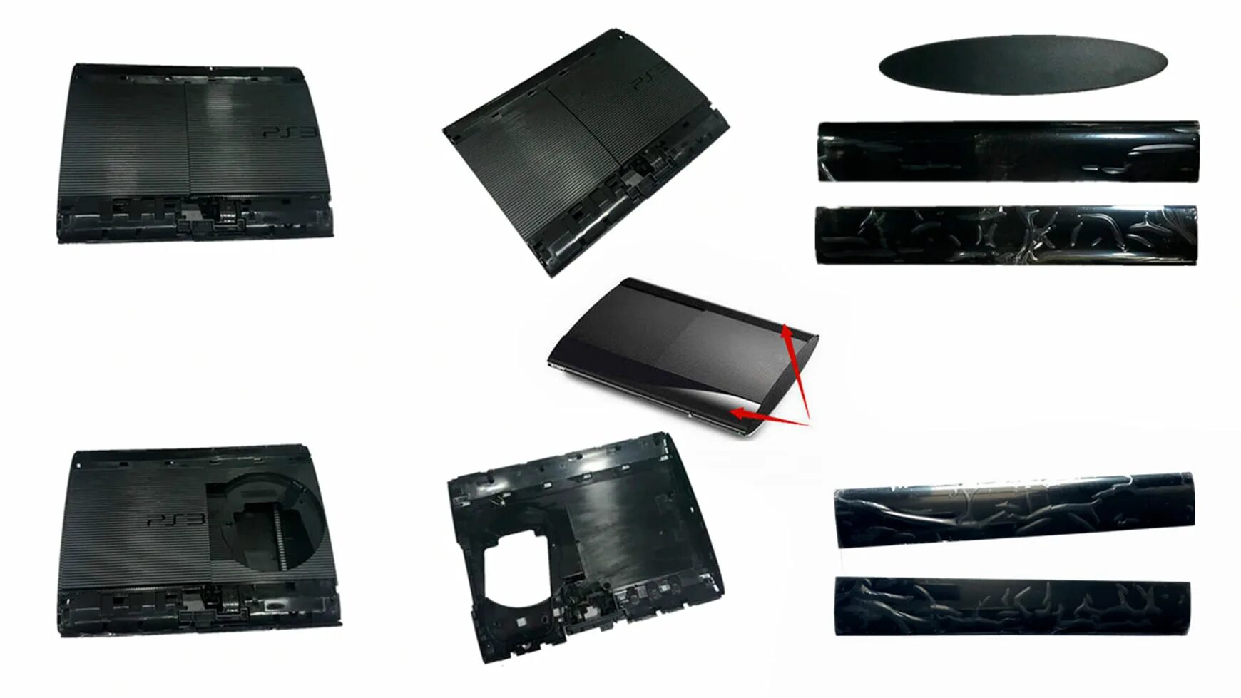 Крышки пс 5. Корпус ps3 super Slim. Боковая заглушка ps3 super Slim. Кастомный корпус ps3 Slim.