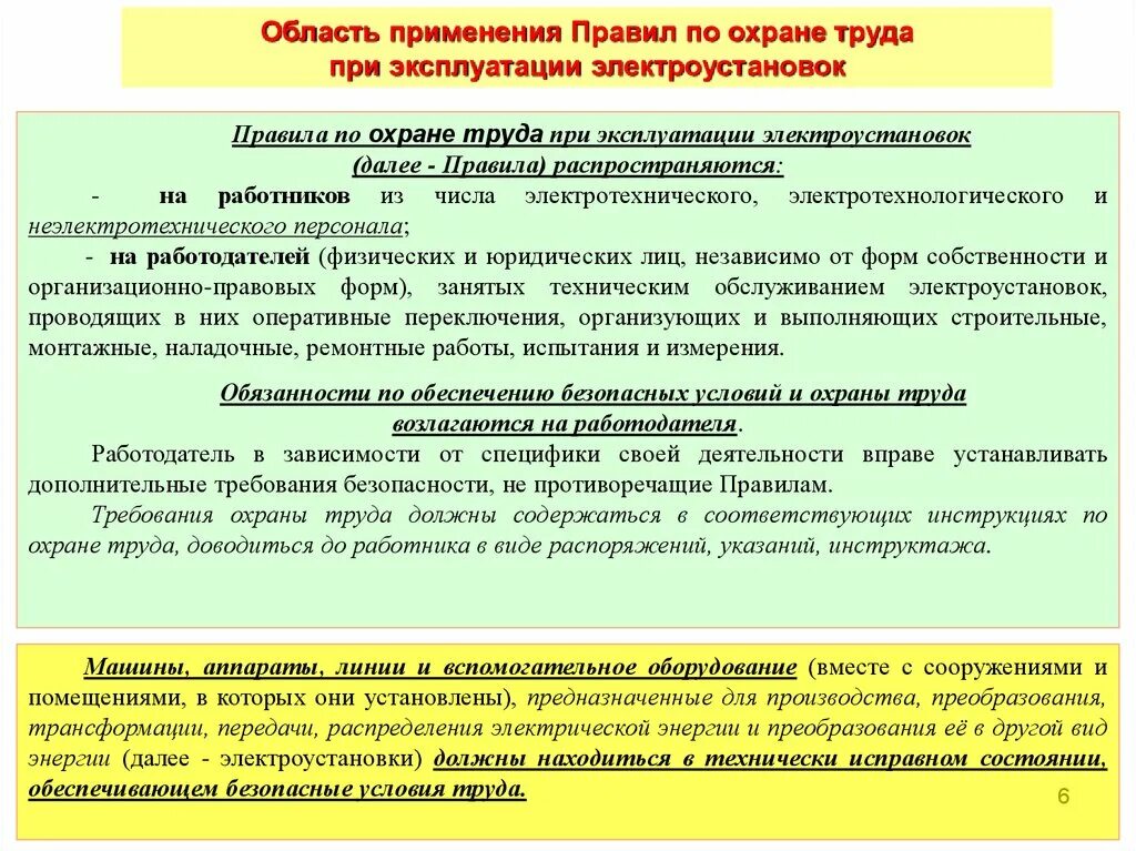 На какие виды оборудования не распространяются требования. Правила эксплуатации и охрана труда. Правила охраны труда при эксплуатации электроприборов. Охрана труда в электроустановках. Требования охраны труда при использовании электроприборами.