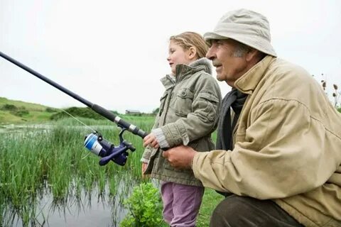 Fishing family