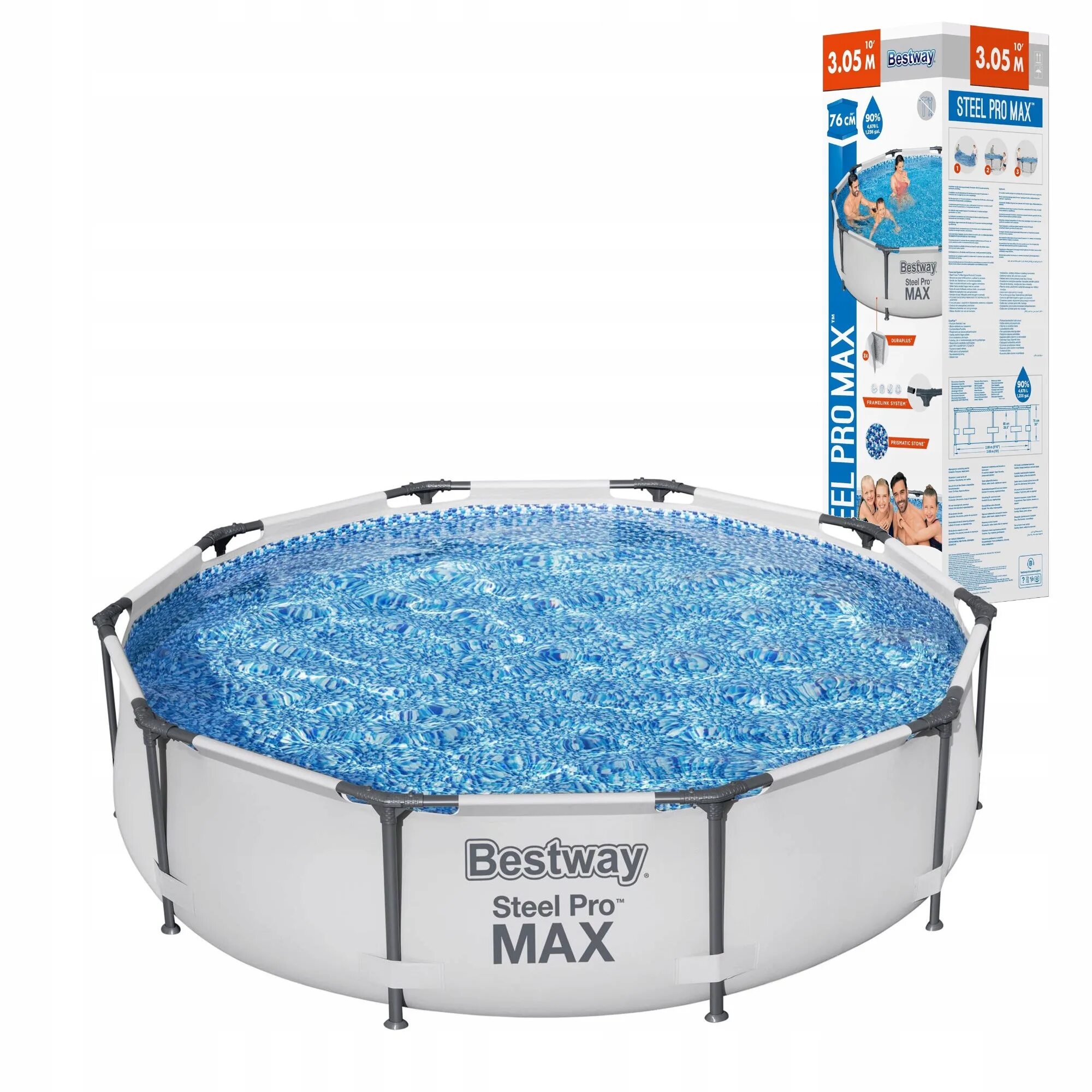 Бассейн 305х100. Бассейн каркасный круглый bestway steel pro max 305x76 см. 56406 bestway. bestway steel pro max. 56406 каркасный бассейн.