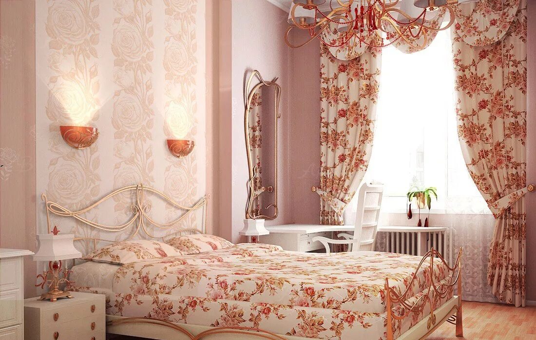 Bedroom colors, Floral bedroom, Bedroom decor