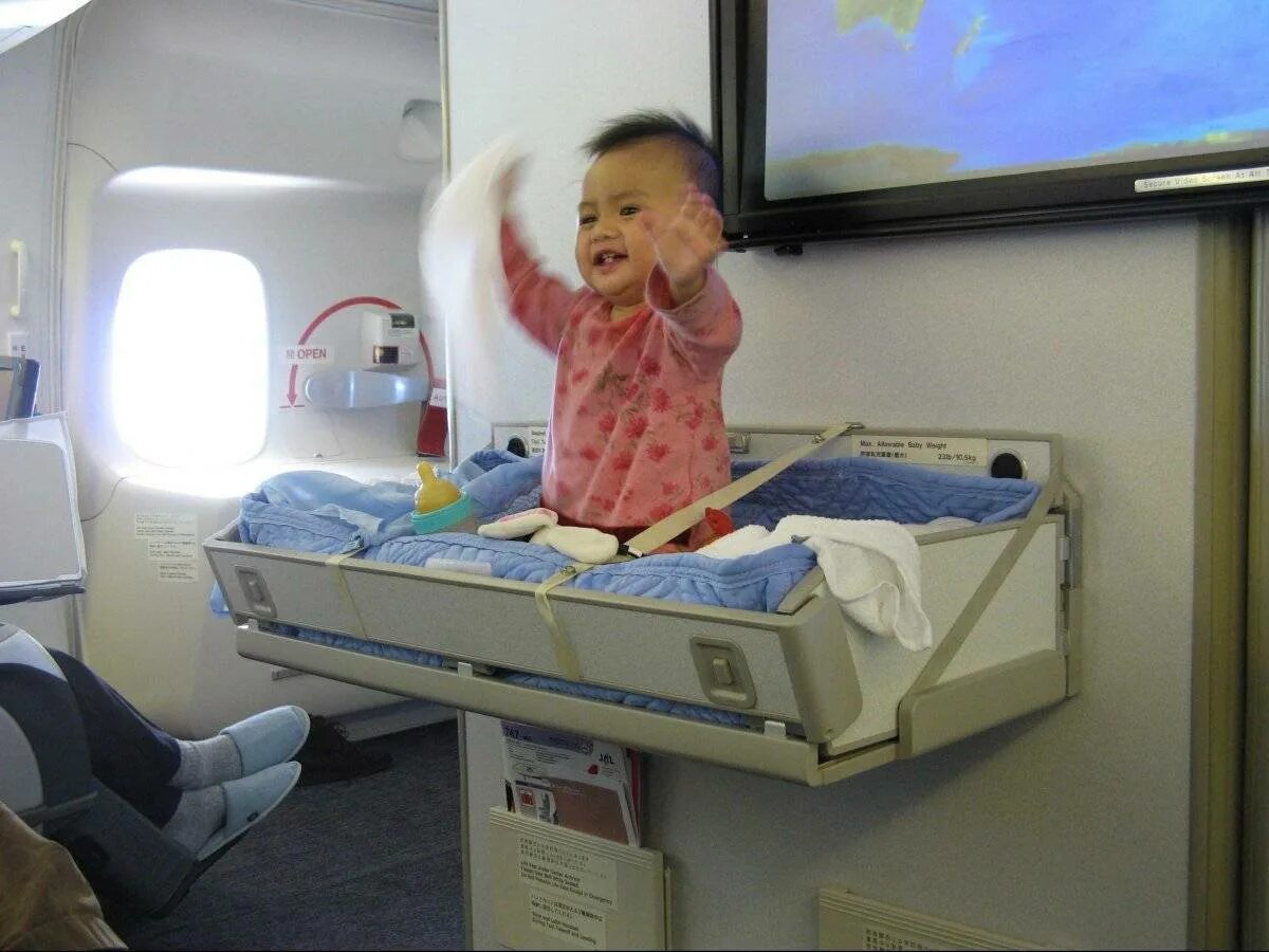 Ребенок в самолете со скольки лет. Туркиш Эйрлайнс люлька для младенца. Детская люлька Аэрофлот. S7 люлька для новорожденных в самолете. Эмирейтс люлька для младенцев.