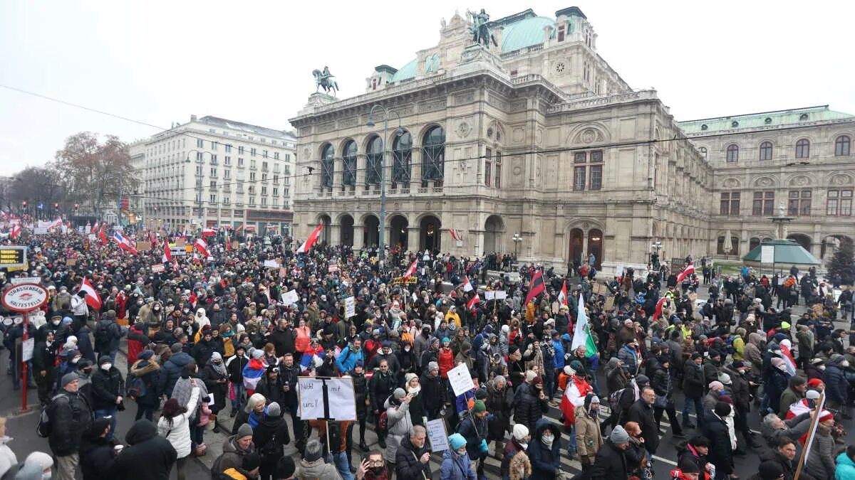 Митинг 12.03 2024. Протесты в Австрии. Манифестации в Австрии. Митингующие в Вене. Вена человека.