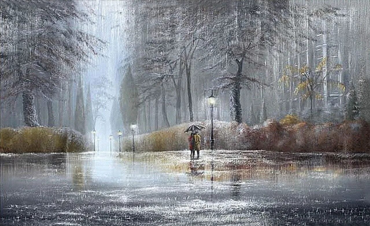 Жаркое сухое лето и прохладная влажная зима. Джефф Роланд (Jeff Rowland). Художник Джефф Роуланд (Jeff Rowland). Художник Джефф Роуланд картины. Художник дождя Джефф Роуланд.