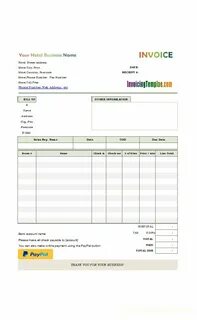 Hotel bill