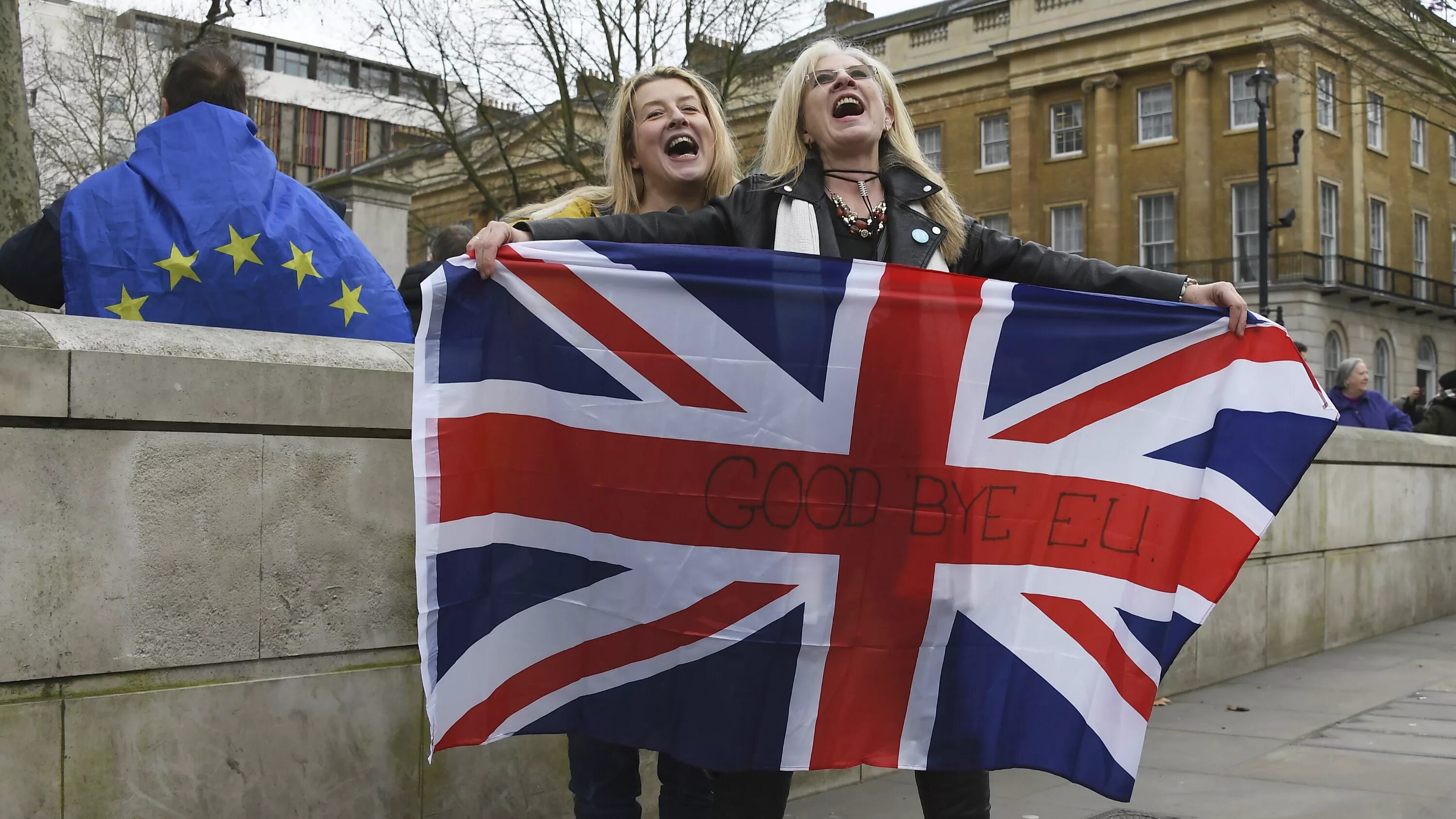 Британский флаг. Лондон + Великобритания. Левые Британии. Девушки Brexit. Britain which is formally