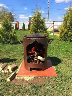 Казан для дачи