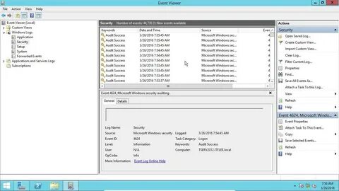 Log window
