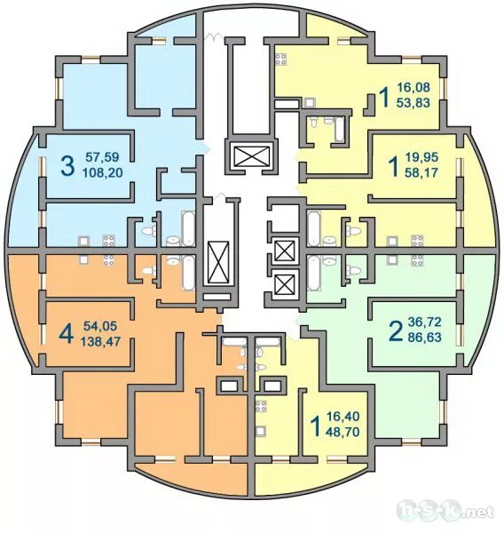 Pin by ENCOMPASS on Apartment Design Compilation Residential architecture plan, 