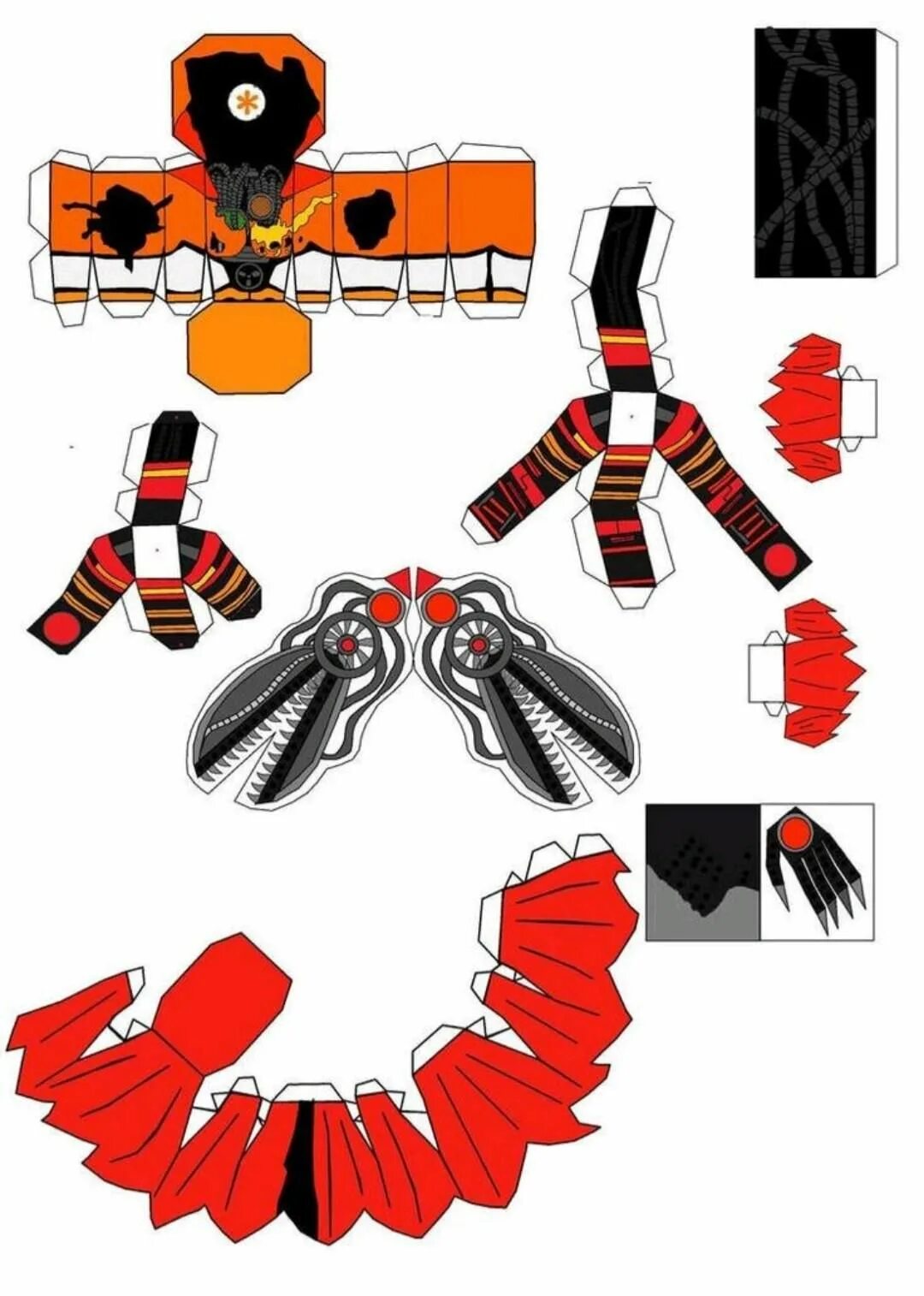 Фокси из бумаги. Развёртка ФНАФ. Бумажные фигурки ФНАФ. ФНАФ из бумаги. Поделки ФНАФ.