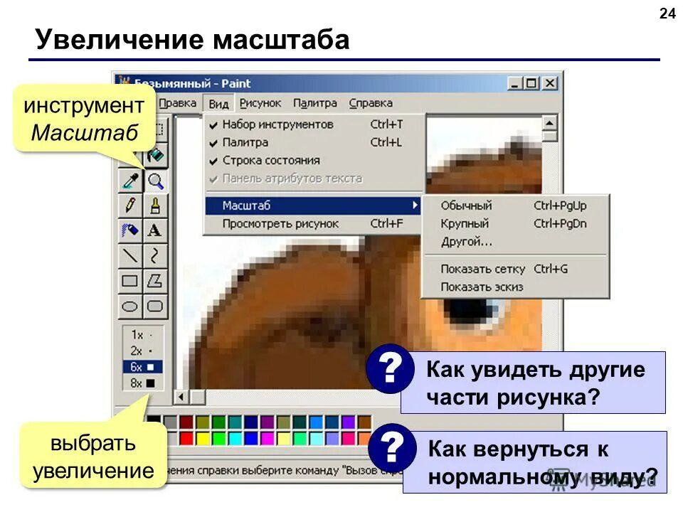 Как выбрать увеличение