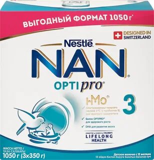Смесь Nestle NAN 3, детское молочко Optipro 400 г NAN (Nestle) - фото № 17.