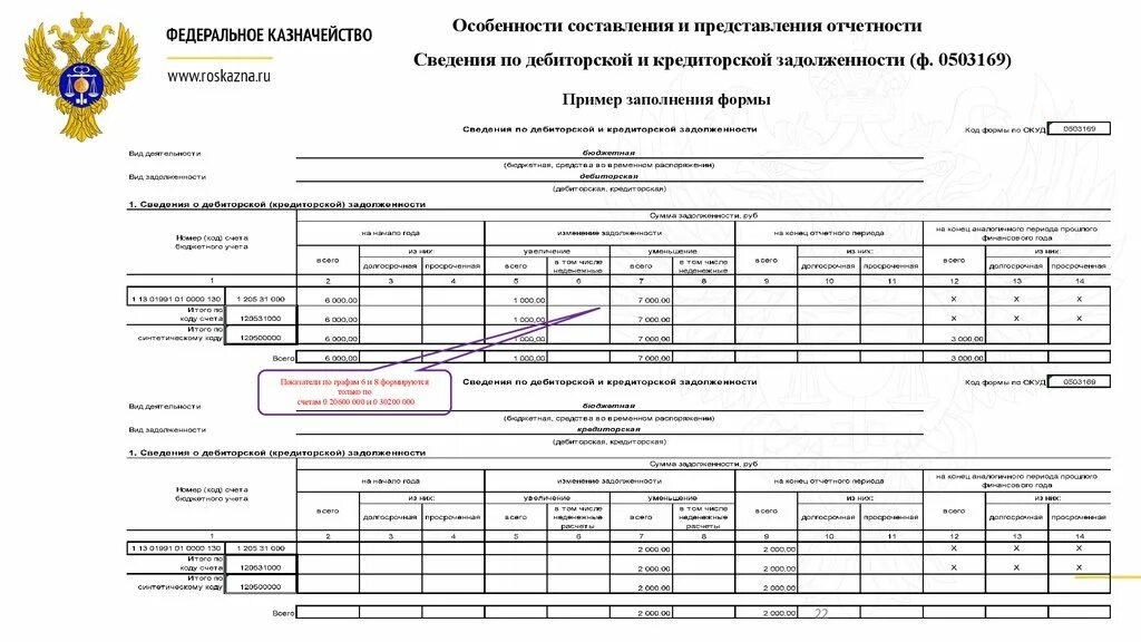 Ф 169. Отчет о дебиторской и кредиторской задолженности форма 0503169 образец. 0503169 Форма отчетности. Форма 769 бюджетной отчетности образец заполнения. Форма 0503169.