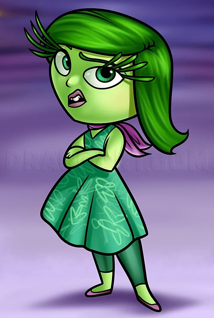 Out disgust