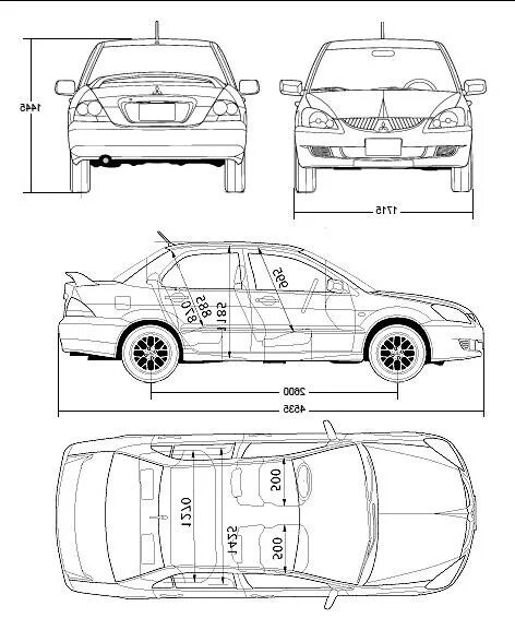 Lancer 10 размеры. Габариты Митсубиси Лансер 10. Mitsubishi Lancer 9 габариты. Lancer 10 чертеж. Mitsubishi Lancer 6 габариты.