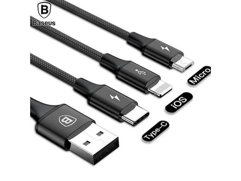 Универсальный usb c. Микро тайп си. Кабель Baseus fast 4-in-1 Cable for Lightning+Type-c (2) + Micro 3.5a 1.2 метра. USB Type-c. Зарядник для телефона тайп си.