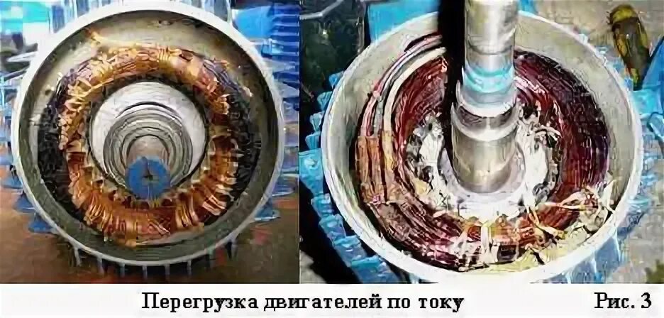 Перегрузка электродвигателя